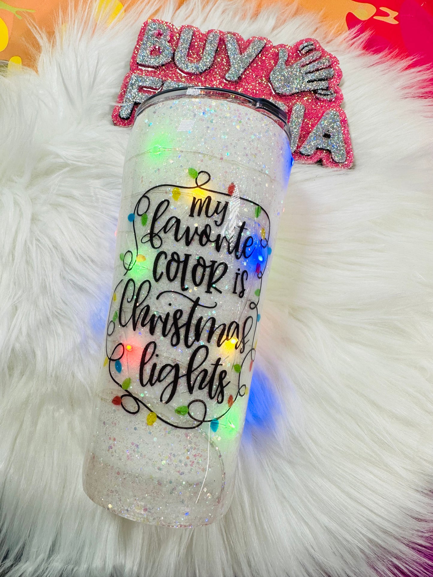 Christmas Lights Tumbler