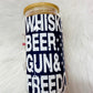 16oz Glass Cup - freedom