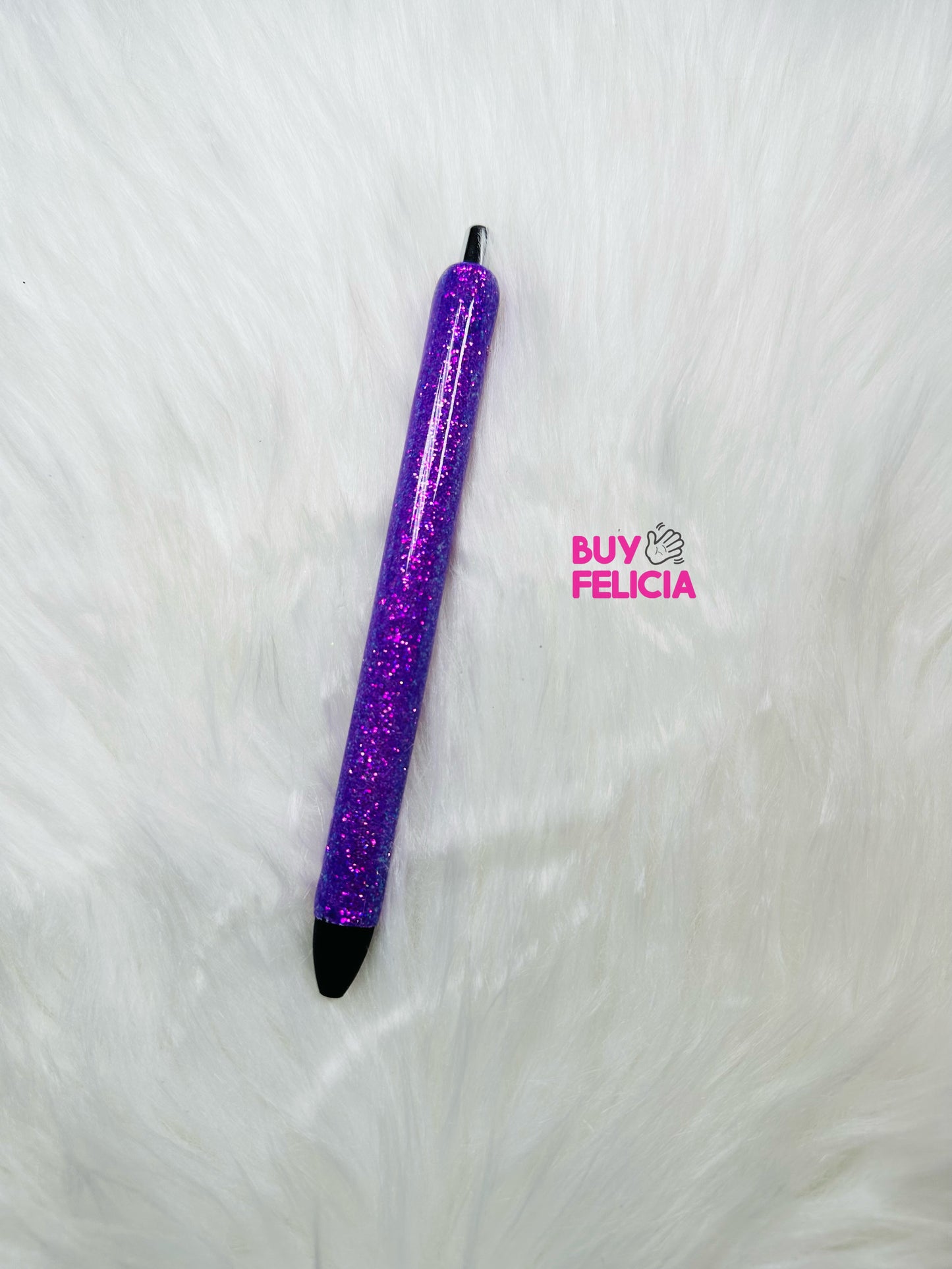 Purple Glitter Pen