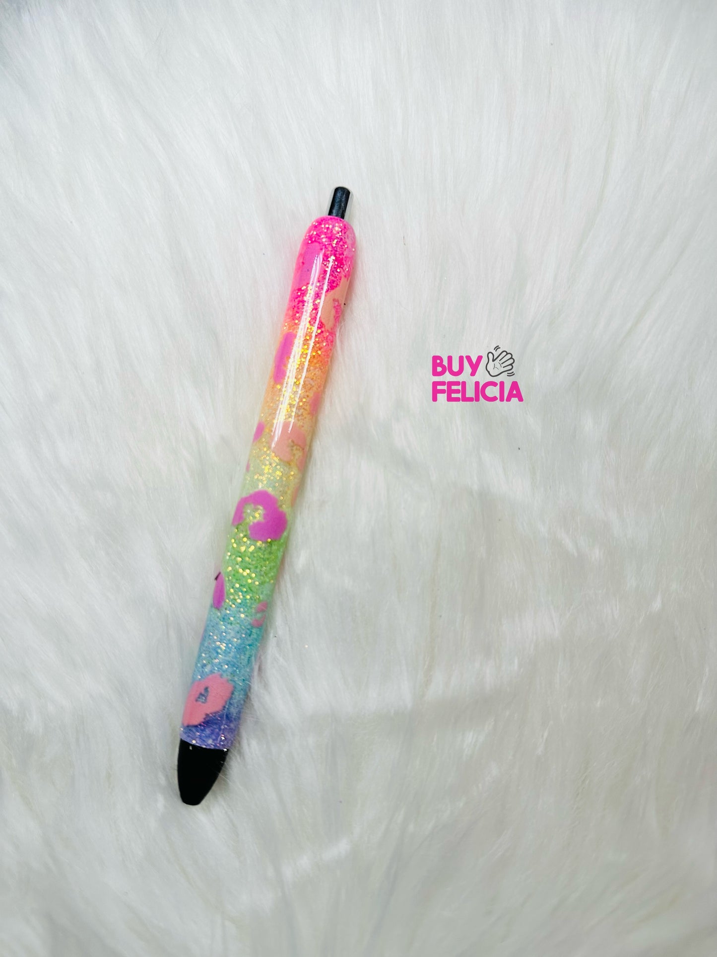 Neon Leopard Pen