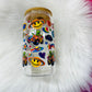 16oz Glass Cup - Lisa Frank