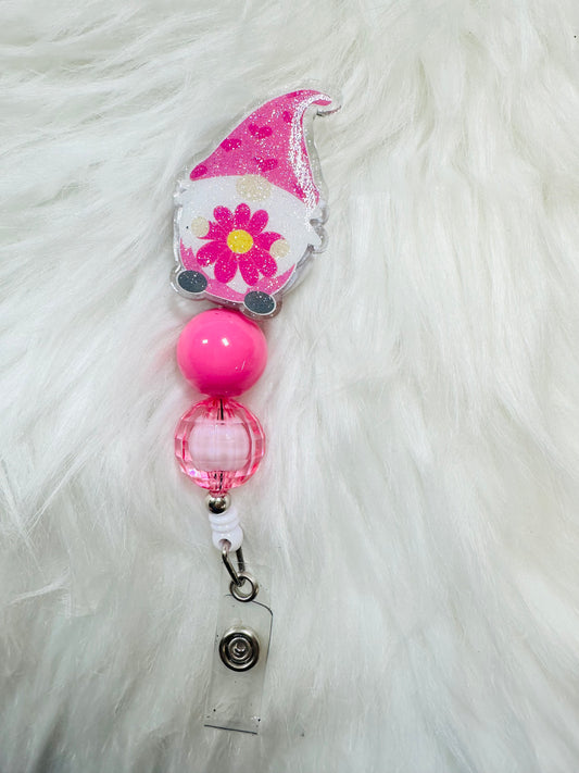 Flower Gnome - Badge reel