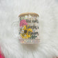 9oz Glitter Globe Mug - Flowers