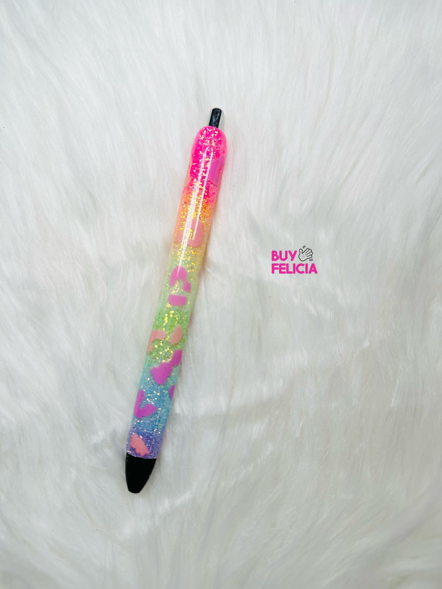 Neon Leopard Pen