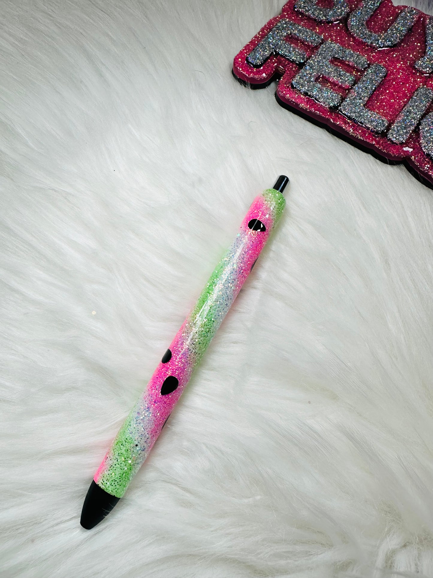 Watermelon swirl (made to order) | refillable pen