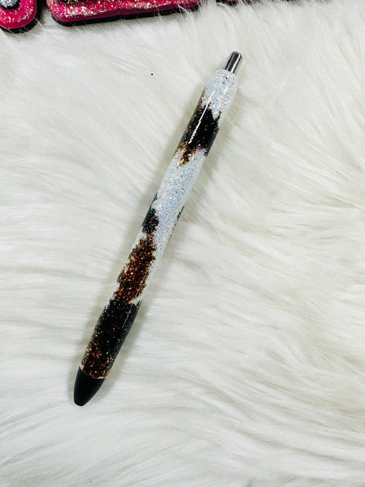 Cow Hide | refillable pen (made to order)