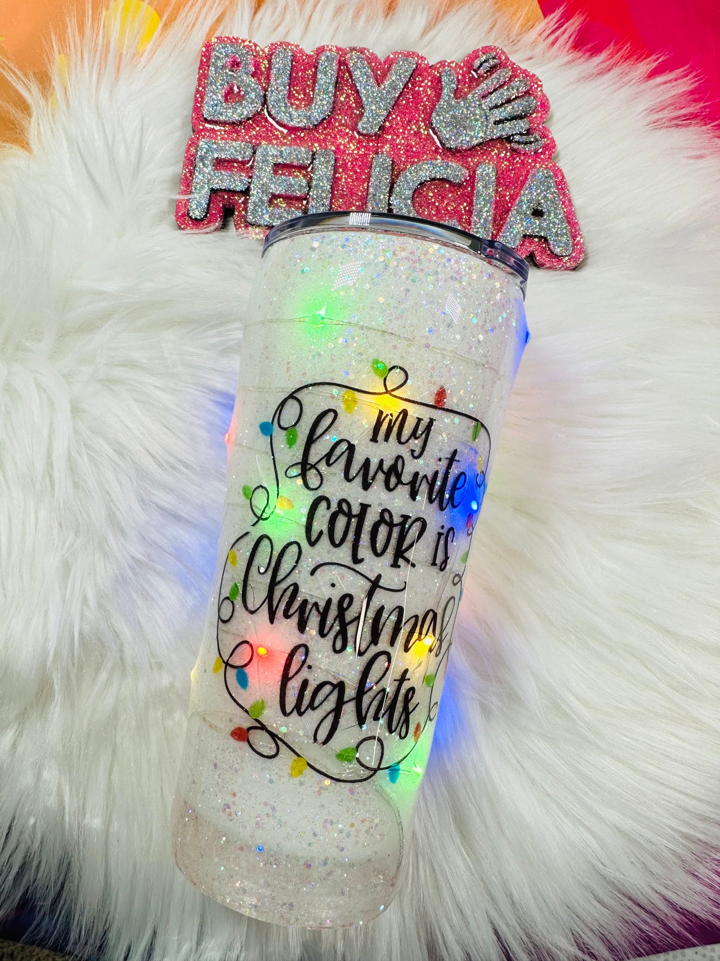 Christmas Lights Tumbler