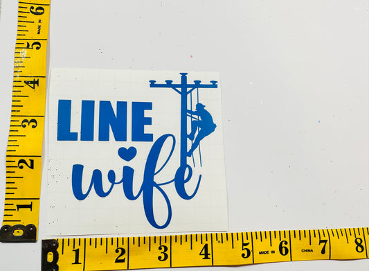 Line Wife-vinyl decal