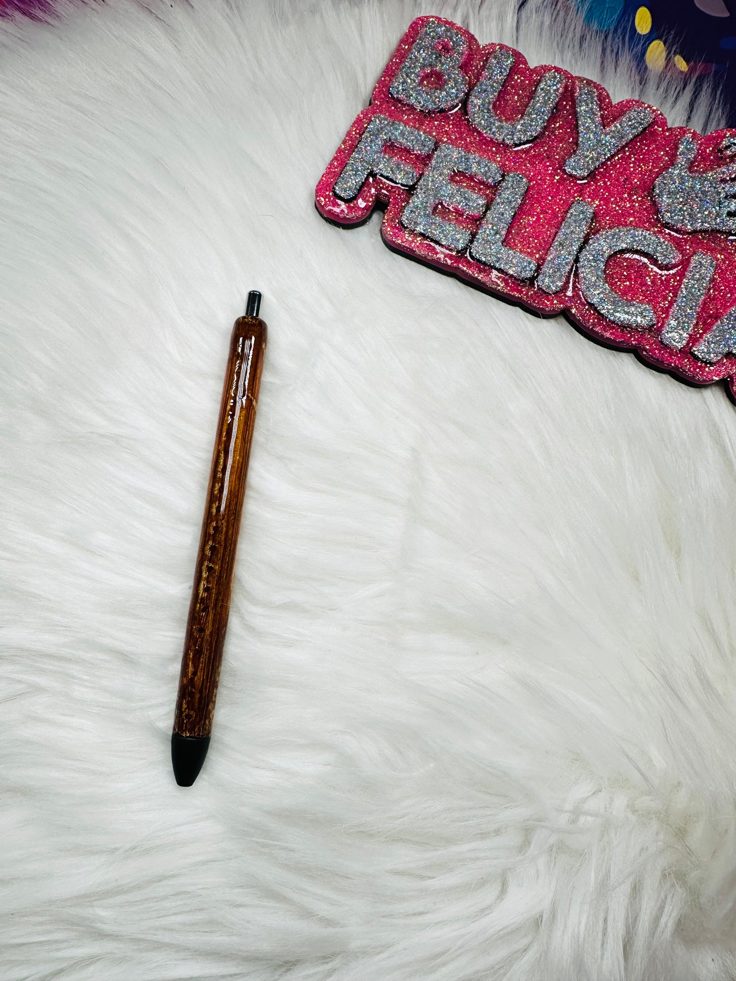 Wood grain | refillable pen (made to order)