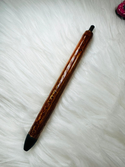 Wood grain | refillable pen (made to order)