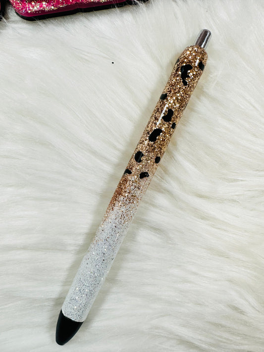 White and Gold (made to order) | refillable pen