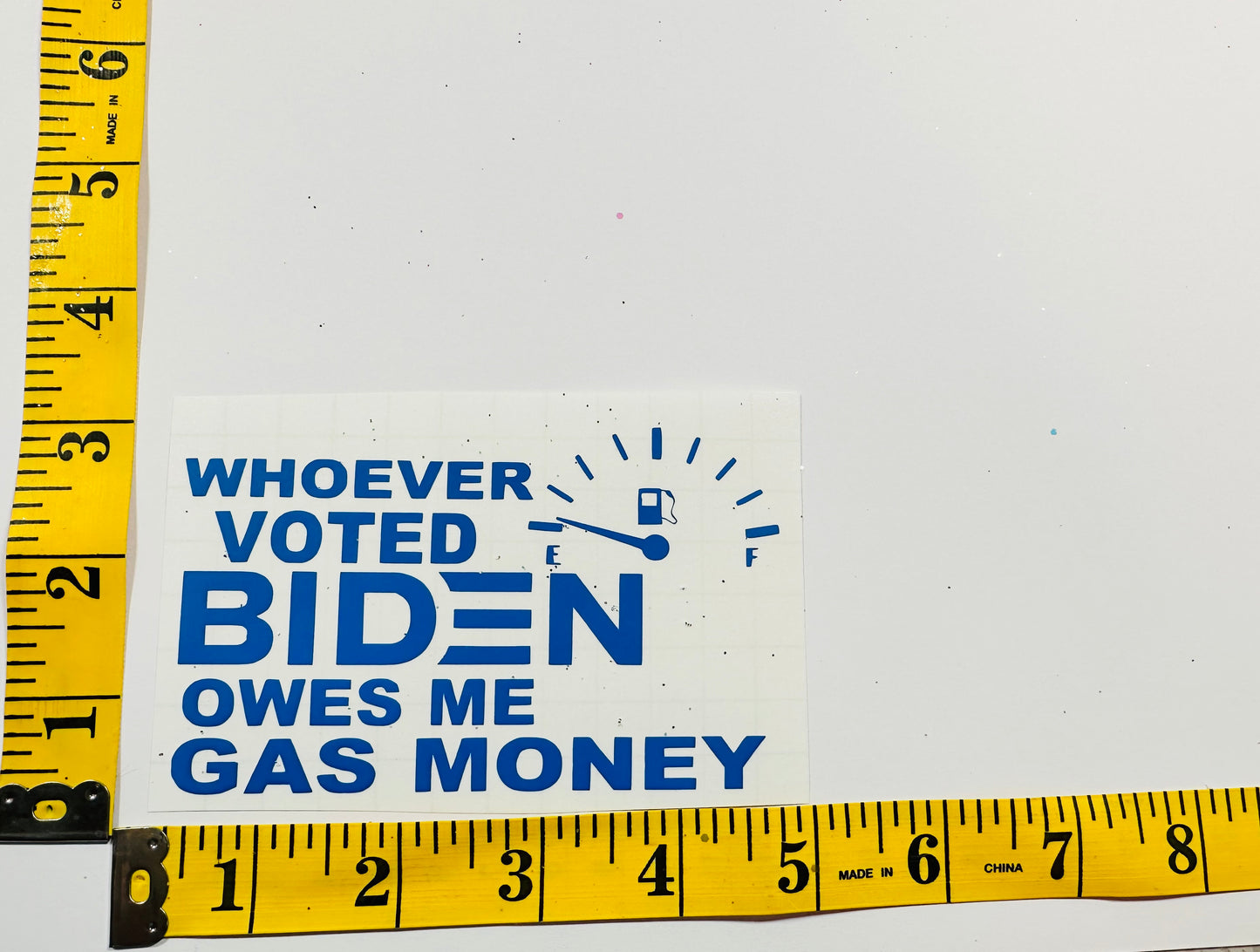 Gas Money-vinyl decal