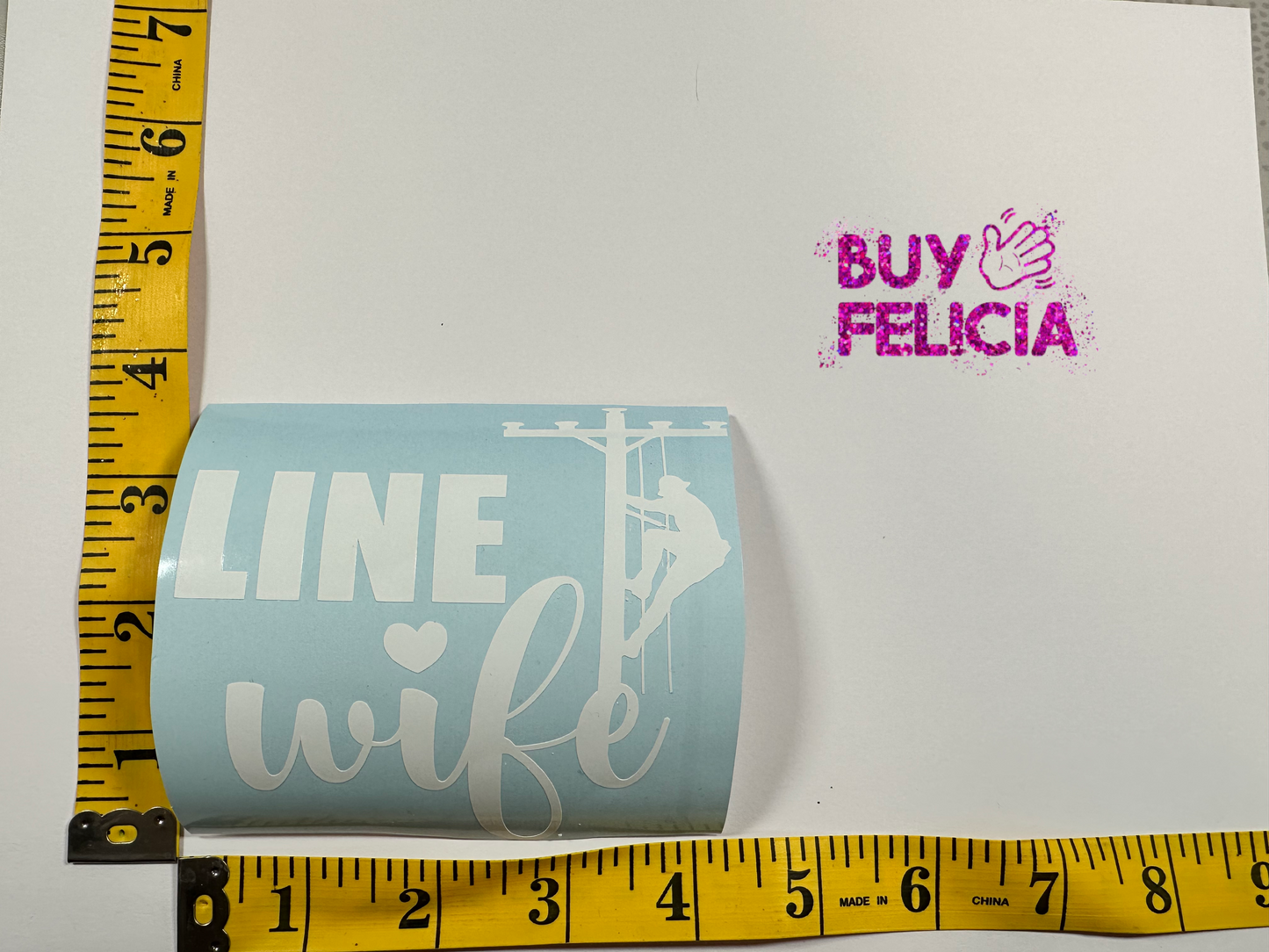 Line Wife-vinyl decal