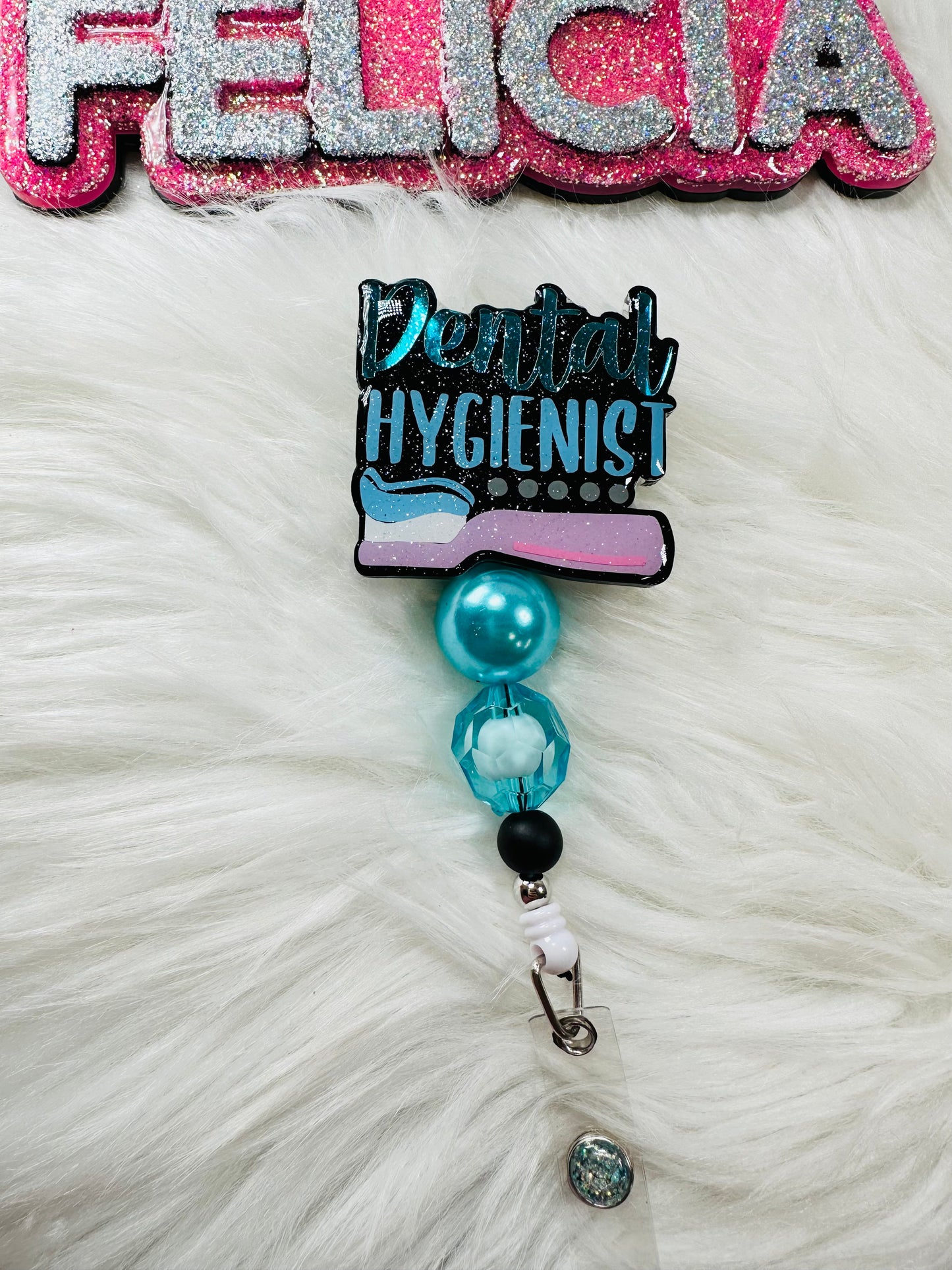 Dental Hygienist - badge reel