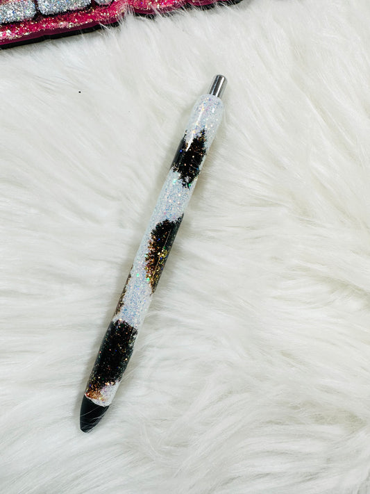 Cow Hide | refillable pen (made to order)