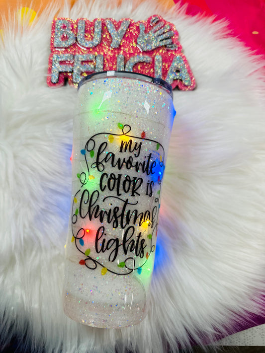 Christmas Lights Tumbler