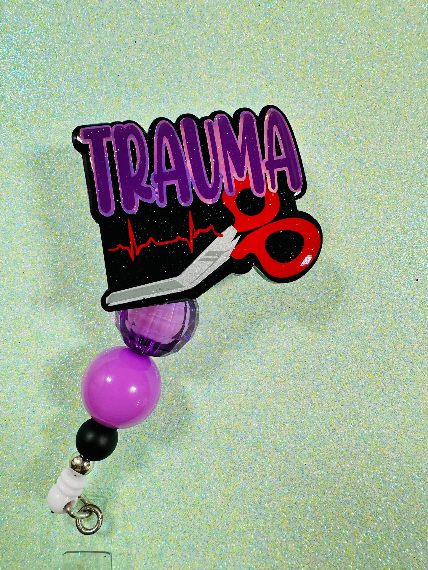 Trauma- badge reel