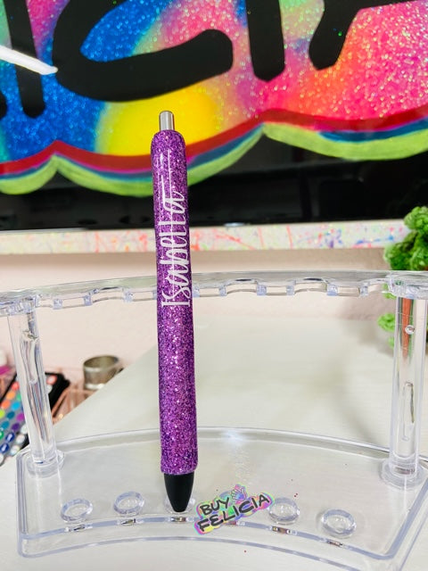 Custom Glitter Pen w/ Name